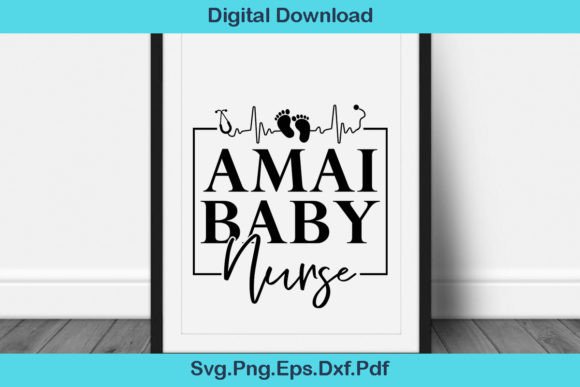 Amai Baby Nurse Svg Design: Graphics for Crafts & Content