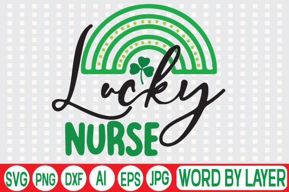 Lucky Nurse Svg Design: Graphics and Crafts for Digital Publishing
