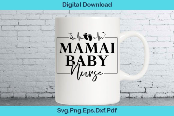 Maman Baby Nurse Svg Design: Graphics and Crafts