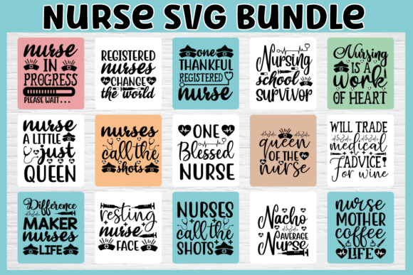 Nurse SVG Bundle, Free Graphics for Crafts