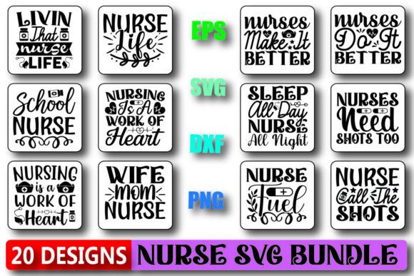Nurse Svg Free Bundle Vol.10