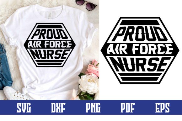 Proud Air Force Nurse Svg Design: Graphics and Crafts
