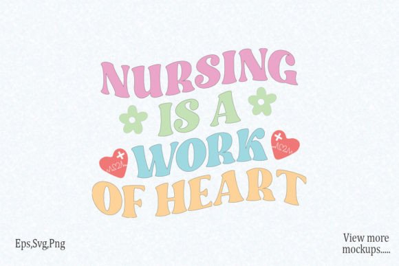 Retro Nurse SVG PNG Sublimation