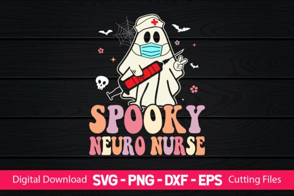 Spooky Neuro Nurse Graphics & Crafts
