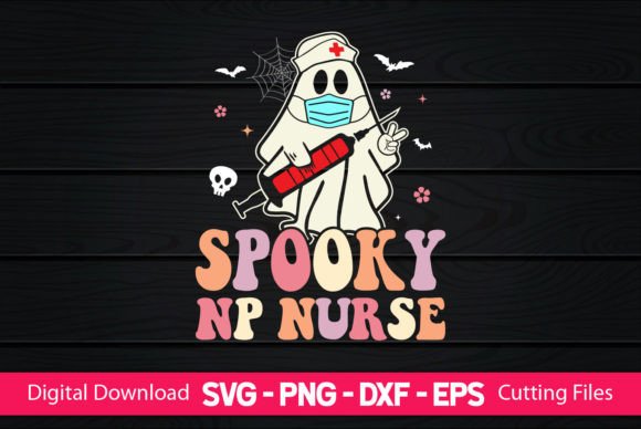Spooky NP Nurse Graphics for Crafts