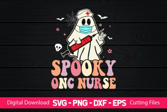 Spooky ONC Nurse Graphics for Crafts