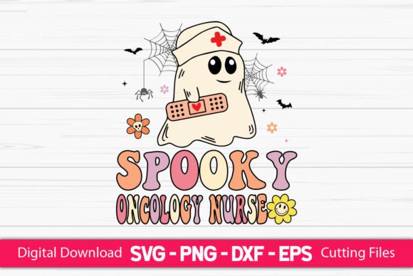 Spooky Oncology Nurse Graphics and Crafts