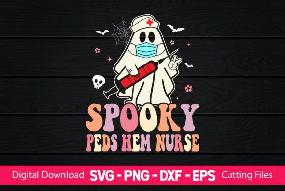 Spooky Peds Hem Nurse Graphics for Crafts