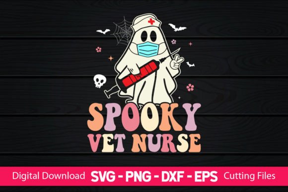 Spooky VET Nurse Graphics for Crafts